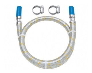 Engate Flexivel Inox Gas 300cm Blukit Para Espigão