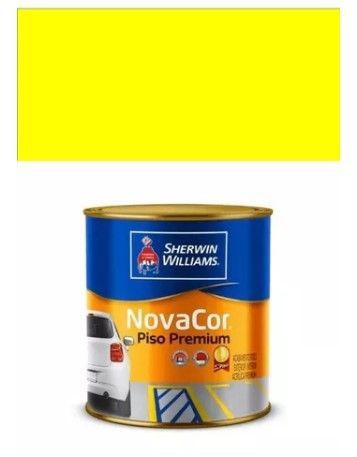 Tinta Piso Novacor 900ml Amarelo Demarcação