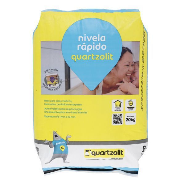 Argamassa Niveladora Rapido 20Kg Quartzolit