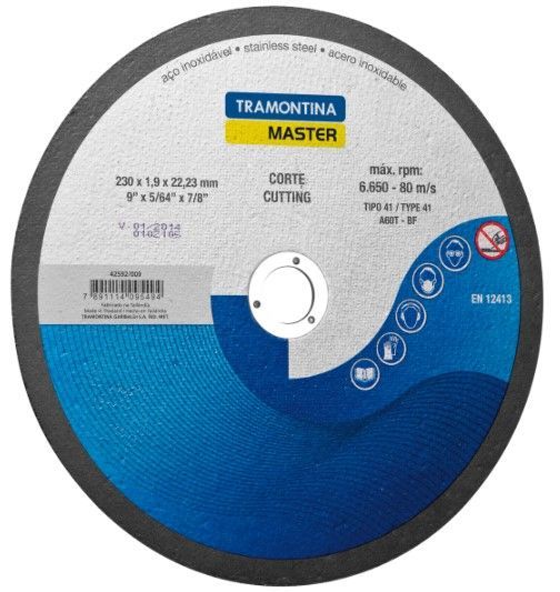 Disco Corte Inox 9 Tramontina