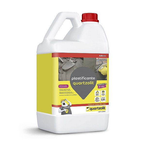Aditivo Plastificante Quartzolit 3,6l