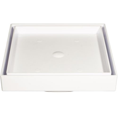 Ralo Oculto Estrela 10x10 Branco