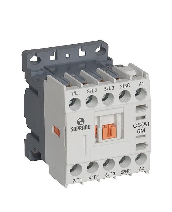 Contator Auxiliar Mini Soprano CS(A)4MAX 2NA+2NF 220VAC
