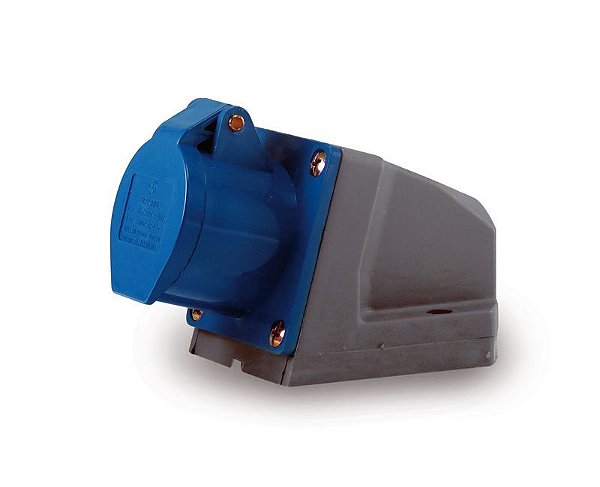 Tomada Sobrepor Industrial Soprano 32a-3p+T-220v Ip44