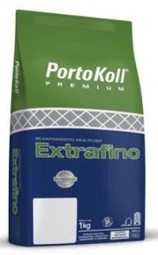Rejunte Portokoll 1kg Cinza Platina