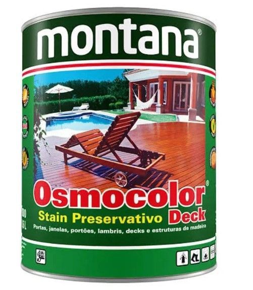 Osmocolor Montana 0,9 Litros Castanho UV Deck