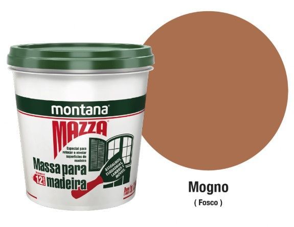 Massa Montana 1,6kg Mogno
