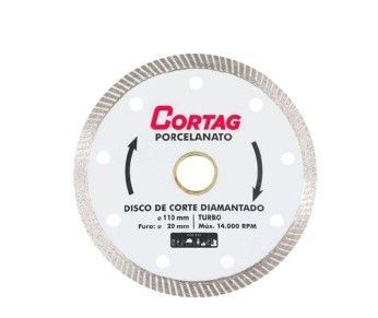 Disco Diamantado  4.3/8 Cortag Porcelanato