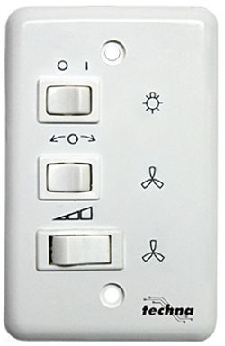 Chave Ventilador Emb Cap 1l 3v 3pos 220v Techna