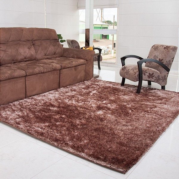 Tapete Panosul Shaggy 50x1,00 Khaky