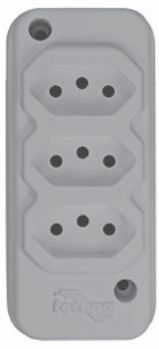 Tomada Barra 3x Techna