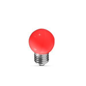 Lampada Led Empalux Mini Globo 1w Vermelha E27 Biv