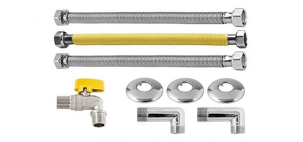 Kit Aquecedor Passagem C/Valvula Blukit