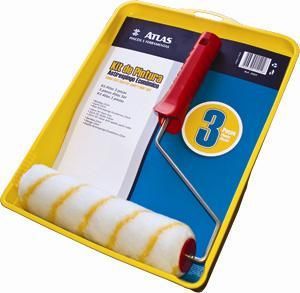 Kit Pintura Microfibra 3pcs Rl Bd Cb