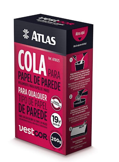 Cola Papel Parede Atlas 200g