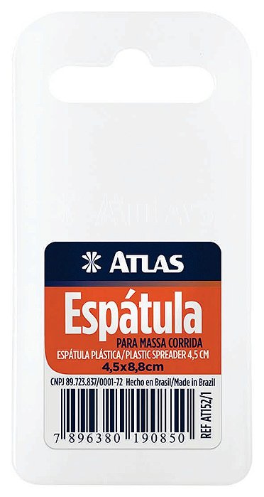 Espatula P/Massa Corrida Atlas 4,5cm