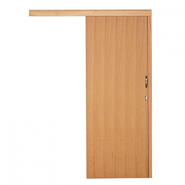 Mgm Porta Correr Mogno 90cm Dir