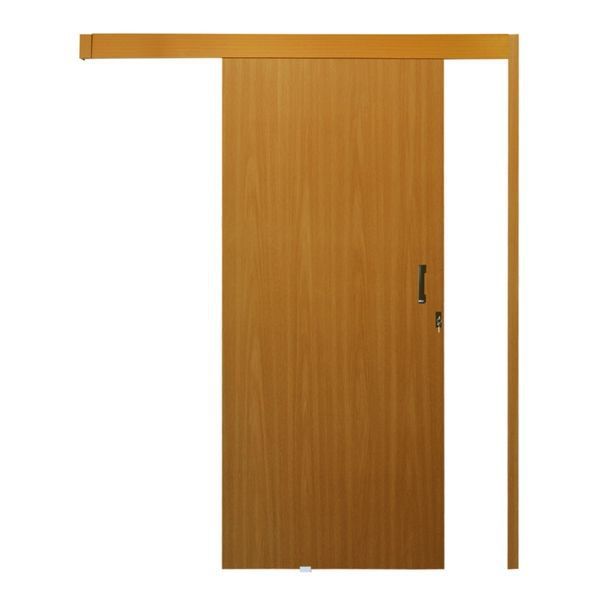 Mgm Porta Correr Mogno 80cm