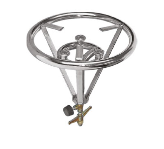Fogareiro Papaleguas P/ Botijao 22 Cm Zincado