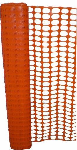 Tela Tapume Laranja Largo 100cm