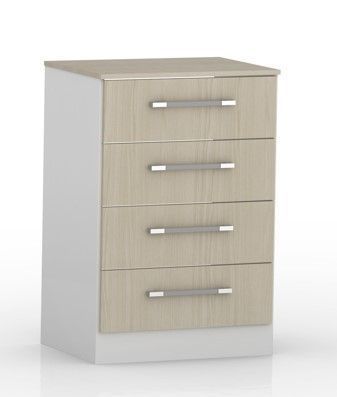 Caloma Comoda 4 Gav. 051bf Branco/Frassino