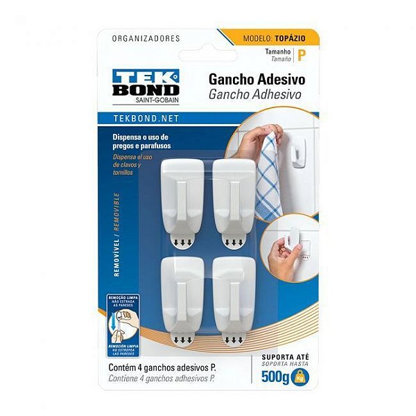 Gancho Adesivo Tekbond Topazio P C/4