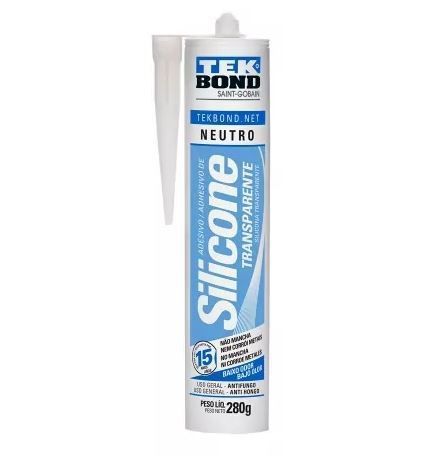 Silicone Tubo 280g Transparente Tekbond - Neutro