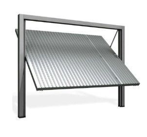 Portao Mecal Contrapeso Galvanizado Dir 220x245