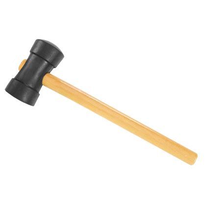 Martelo Borracha Metasul 40mm Preto