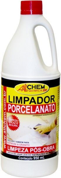 Limpador Porcelanato Allchem Pos Obra 950ml
