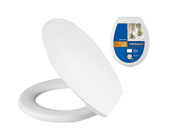 Assento Sanitario Metasul Soft Branco