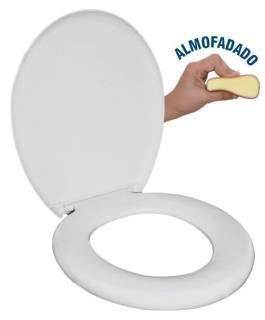 Assento Sanitario Almofadado Metasul Branco