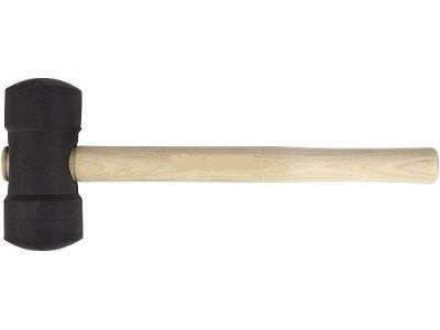 Martelo Borracha Metasul 60mm Preto