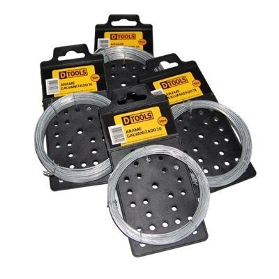 Arame Galvanizado 16 Cartela 10m Dtools