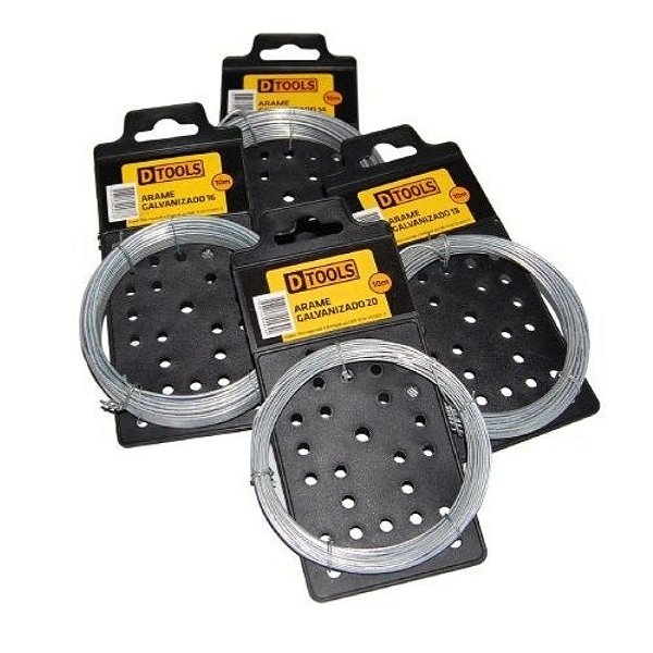 Arame Galvanizado 20 Cartela 10m Dtools
