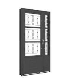 Porta Mecal Giro Seteira Sim Dir 213x110 (3510.2)