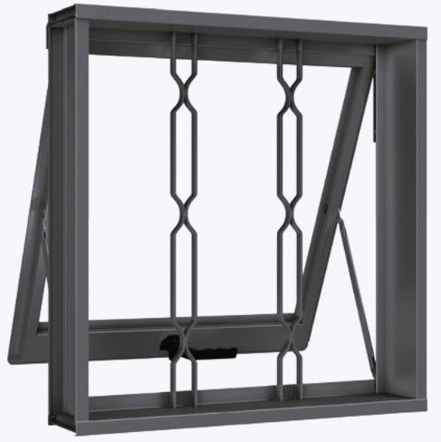 Janela Mecal Maxi-Ar C/Grade Mos 50x50