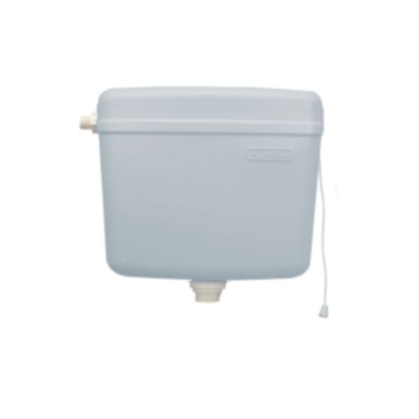 Caixa Descarga Alumasa 9l Cinza Claro