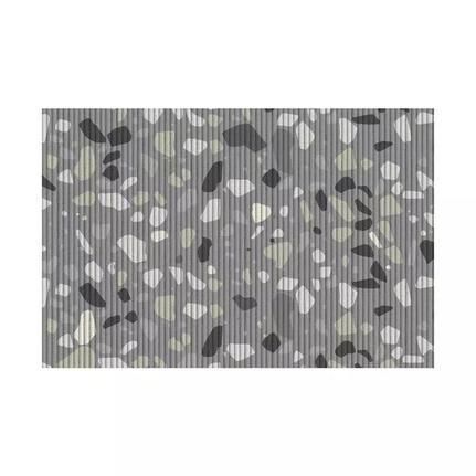 Tapete Kapazi 43cm Tropical Terrazzo Cinza