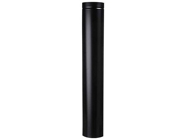 Cano Lareira 150mm Preto Textura Metavila