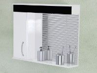 Espelheiro 1 Lampada Led Viena 79,5cm Preto Rorato