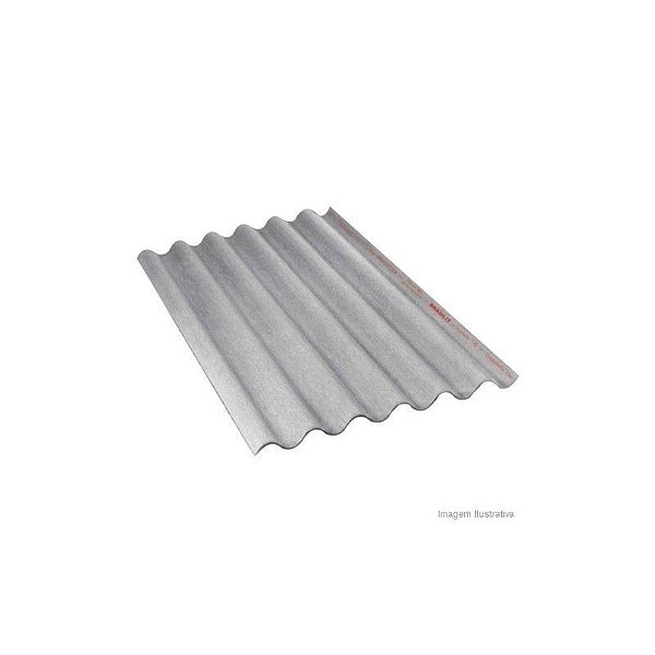 Telha Ondulada  Brasilit 6mm 1,22x1,10