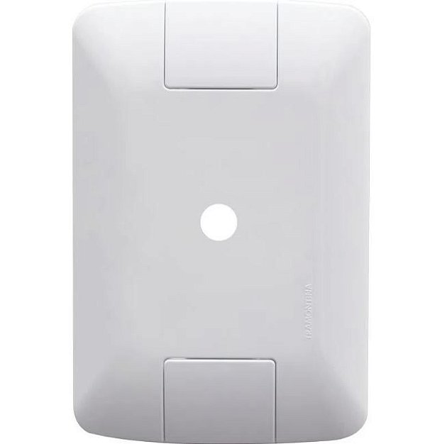 Emb Aria Placa 4x2 1 Furo 9,5mm Branca Tramontina