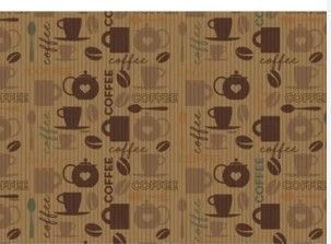 Tapete Kapazi 43cm Tropical Coffee 2.0