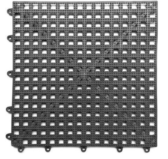 Piso Modulado Kapazi 30cmx30cm Cinza C/6pcs