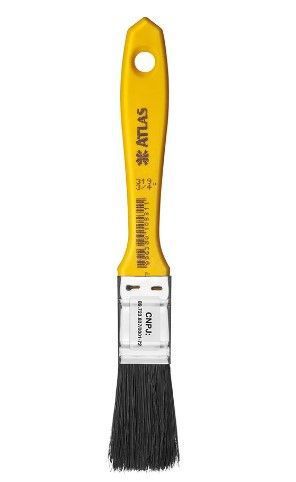 Pincel Atlas 319(B) 3/4    Amarelo (Cerda Preta Esmalte)