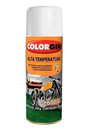 Tinta Spray Colorgin 300ml  A.Temp. Branco