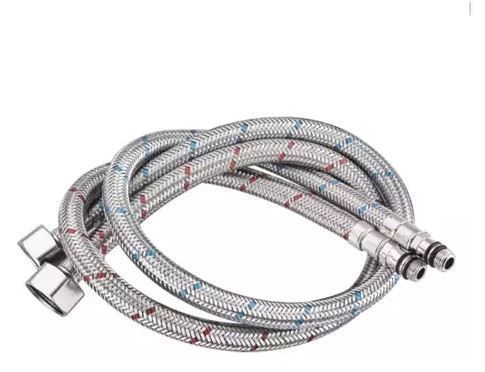 Engate Flexivel Inox Monocomando 40cm Blukit