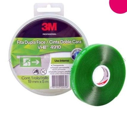 Fita Dupla Face 3m Vhb 12mm X 20m