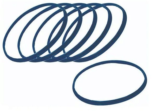 Borracha Panela De Pressao Universal Azul